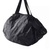 Pleated Packable Bag | Black | 27L